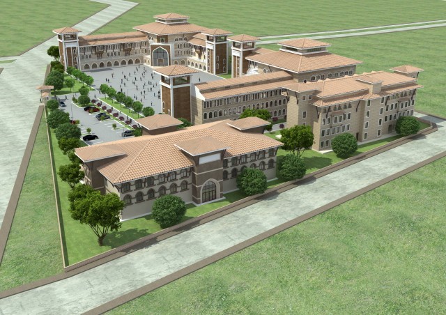 Çankırı İmam Hatip Ortaokulu ve İmam Hatip Lisesi yeni binası bitiğinde böyle olacak.
