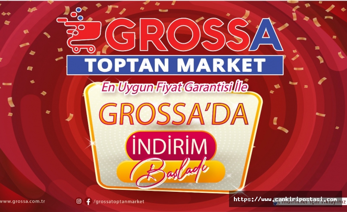 Grossa Toptan Market 3 Temmuz - 10 Temmuz Haftası İndirimleri