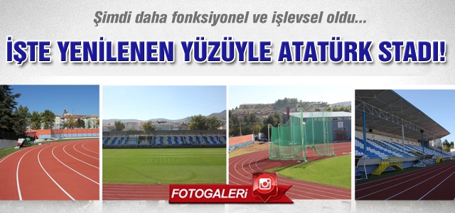İşte yenilenen yüzüyle Atatürk stadımız!