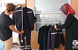 Çankırı Belediyesi İşçilerinin Kıyafetlerini Kendisi Dikiyor