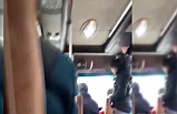 Halk Otobüsünde Şoför Yolcu Tartışması kamerada