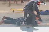 Çankırı’da 2 kişiyi öldüren  saldırganın yakalanma anı kamerada