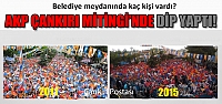 AKP Çankırı mitinginde dip yaptı!