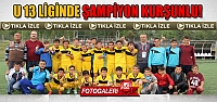 Çankırı U13 Futbol liginde Şampiyon Kurşunlu Belediyespor!