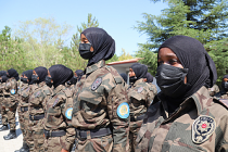 Somalili  kadın polisler Çankırı’da özel harekât eğitimi aldı