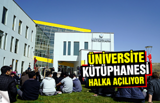 Karatekin Üniversitesi kütüphanesi halka açılıyor