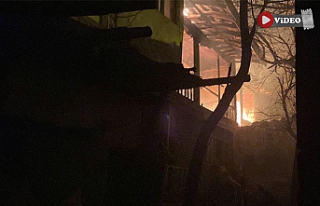 Çankırı’da metruk evde yangın çıktı!