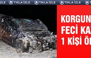 Çankırı'da korkunç kaza 1 ölü 3 yaralı