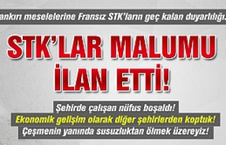 Çankırı'da STK’lar malumu ilan etti!