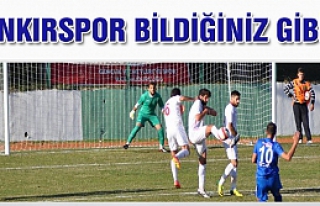 Çankırıspor Gölcük spora 4-2 yenildli!