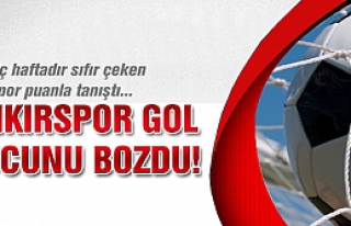 Çankırıspor sezonun ilk golünü ağlarla buluşturdu!