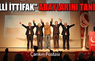 “Milli İttifak“ Çankırı'da milletvekili adaylarını...