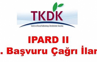 TKDK IPARD II için çağrı ilanına çıktı! 