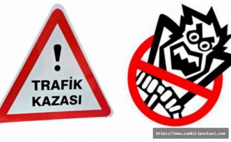 Çankırı'da trafik kazası: 1 ölü, 4 yaralı!
