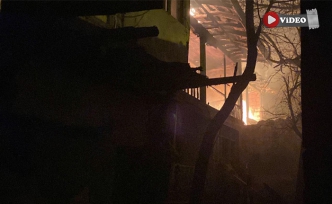 Çankırı’da metruk evde yangın çıktı!