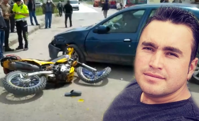 Motosiklet sürücüsü yaşam savaşını kaybetti