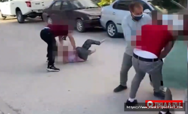 Çankırı’da sokak ortasında şiddete tutuklama geldi