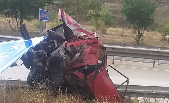 Çankırı’da meydan gelen trafik kazasında 1 kişi öldü!