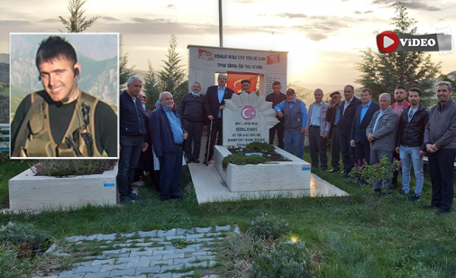 Şehit Jandarma Astsubay Serdal Uyanık Şehadetinin 6’nci yılında mezarı başında anıldı!