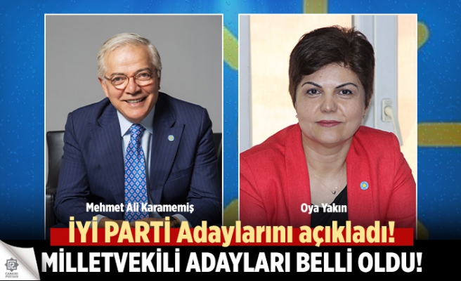 İYİ Parti Çankırı Milletvekili adayları belli oldu!