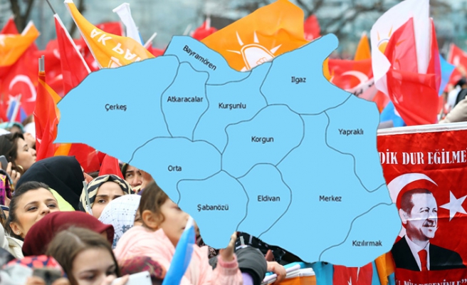 AK Parti Çankırı İlçe Teşkilatlarında vitrin değişiyor