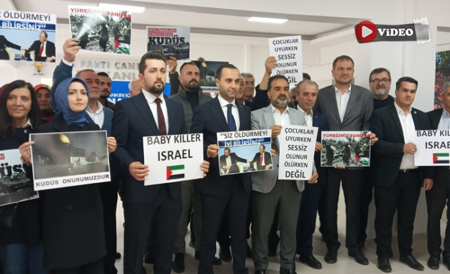 AK Parti Çankırı İl Başkanlığı'ndan Filistin açıklaması