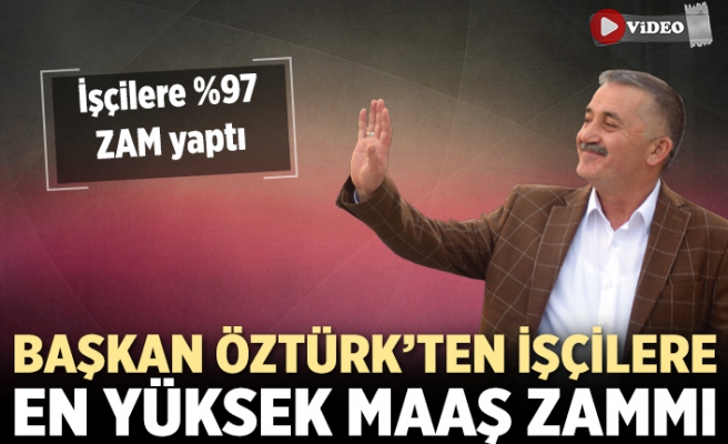 Ilgaz Belediye Başkanı Öztürk’ten %97'lik rekor üstü maaş zammı!
