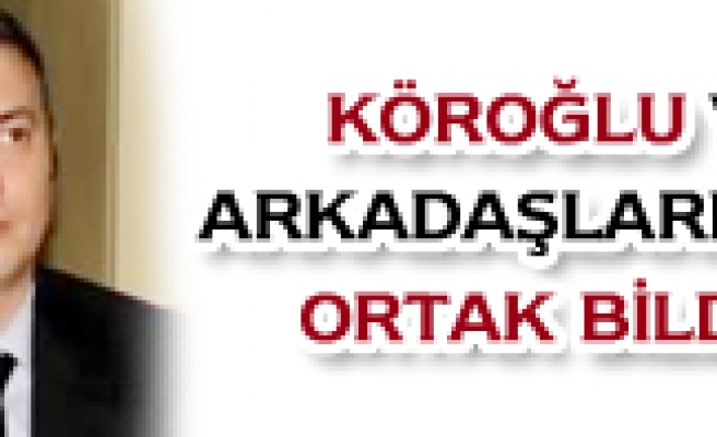 Çankırı Baro Başkanı Erkan Köroğlu ve arkadaşlarının teröre karşı ortak çapğrı