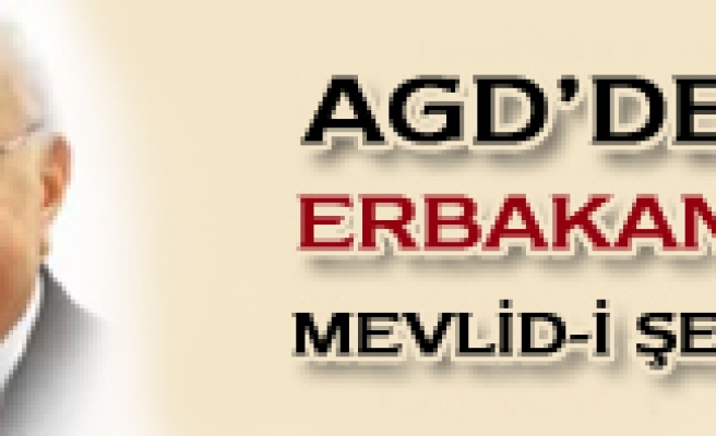 AGD'den Merhum Erbakan'a Mevlid programı