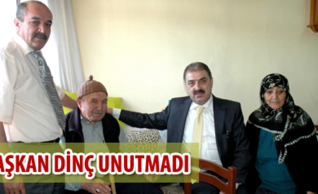Başkan Dinç, belediyeden emekli Ali Candanı unutmadı