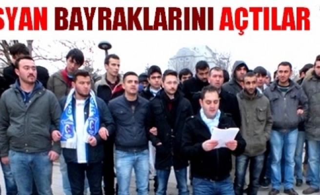 Çankırıspor'lu taraftarlar yönetimi protesto etti