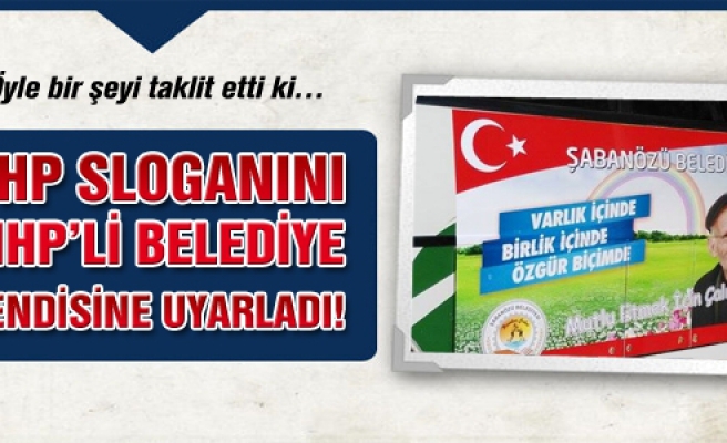 CHP sloganını MHP’li Belediye kedisine uyarladı! 