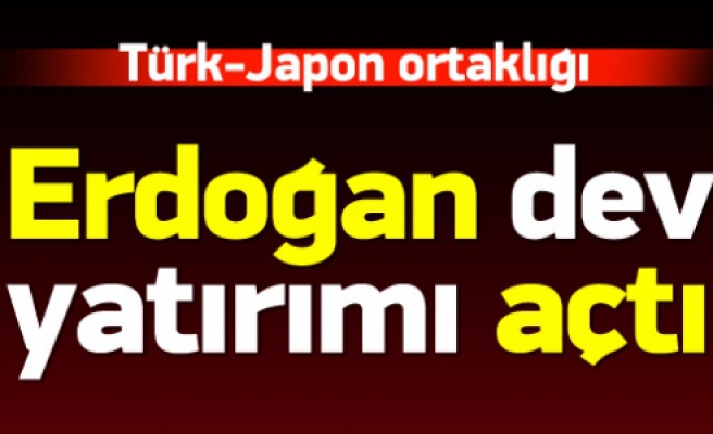 Erdoğan Çankırı'da dev yatırımı açtı!