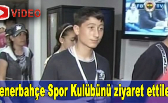 Çankırılı öğrenciler Fenerbahçe Spor Kulübünü ziyaret etti.
