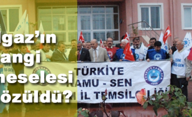 Türkiye Kamu-Sen Çankırı İl Temsilciliği Protesto