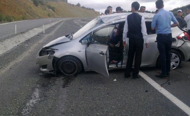 Korgun’da Trafik Kazası