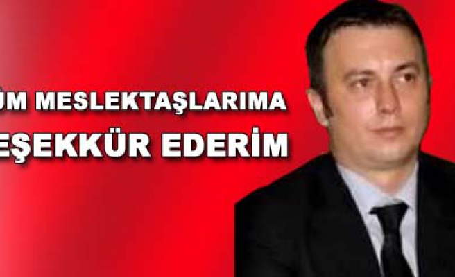 Erkan Köroğlu teşekkür mesajı