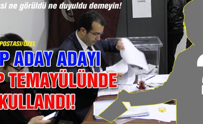 MHP aday adayı AKP temayülünde oy kullandı!