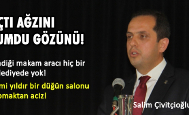 Salim Çivitçioğlu MHPli Belediye Başkanına yüklendi