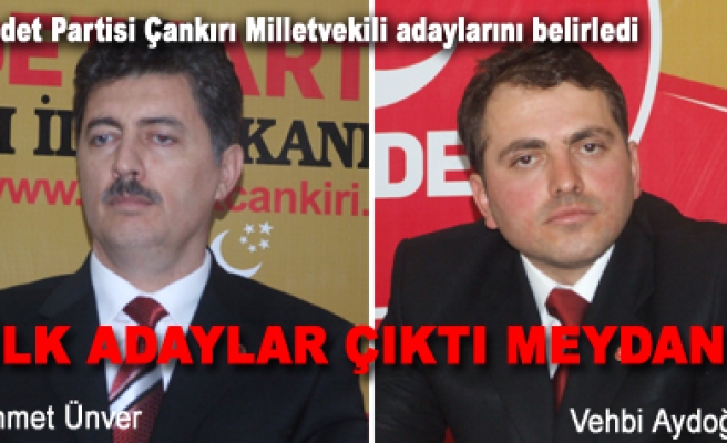 Çankırı Saadetin adayları Ünver ve Aydoğan