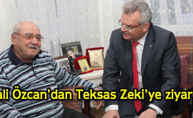 Vali Özcan dan Zeki Babadağa ziyaret