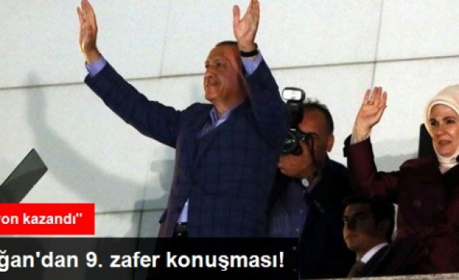 Zafer Kazanan Erdoğan'ın Balkon Konuşması: Bugün 77 Milyon Kazandı