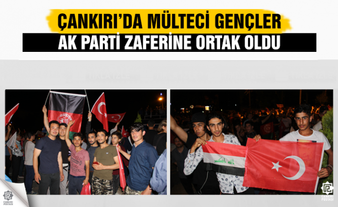 Mülteci gençler AK Parti zaferine ortak oldu!