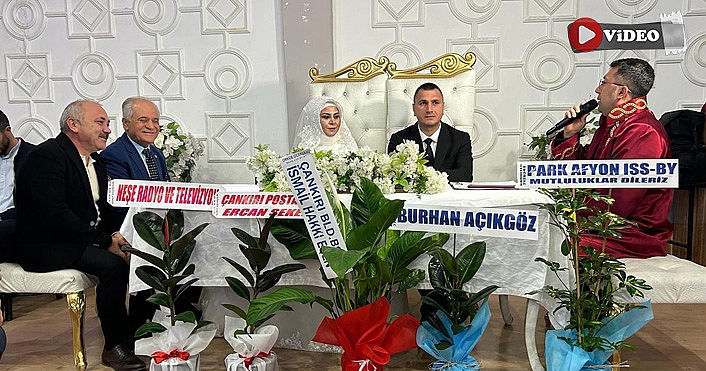 Çankırı’da Belediye Başkanı Esen rakibinin nikâh şahidi oldu!
